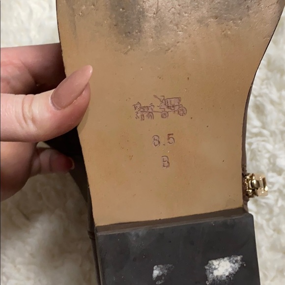 Sz 8.5 Brown Coach Riding Boots - Picture 3 of 4